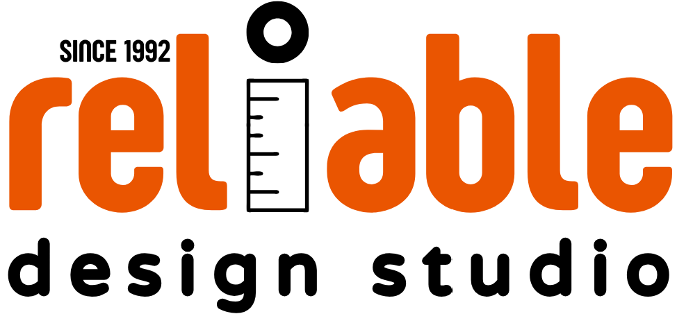 reliable design logo new